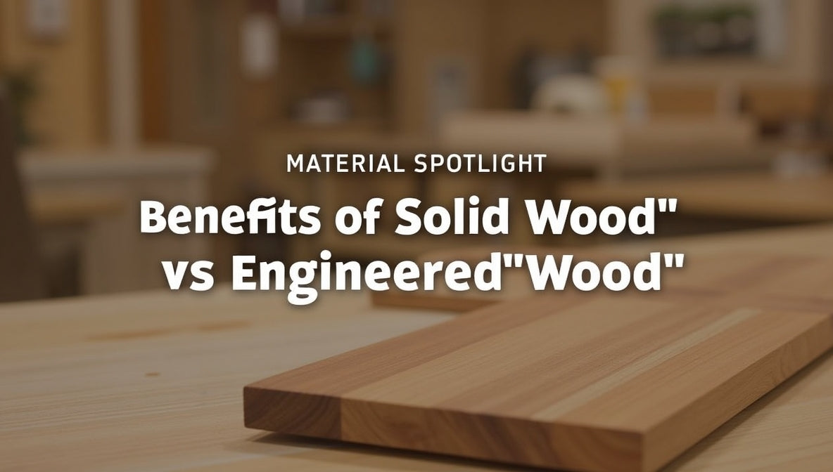 Material Spotlight: Benefits of Solid Wood vs Engineered Wood