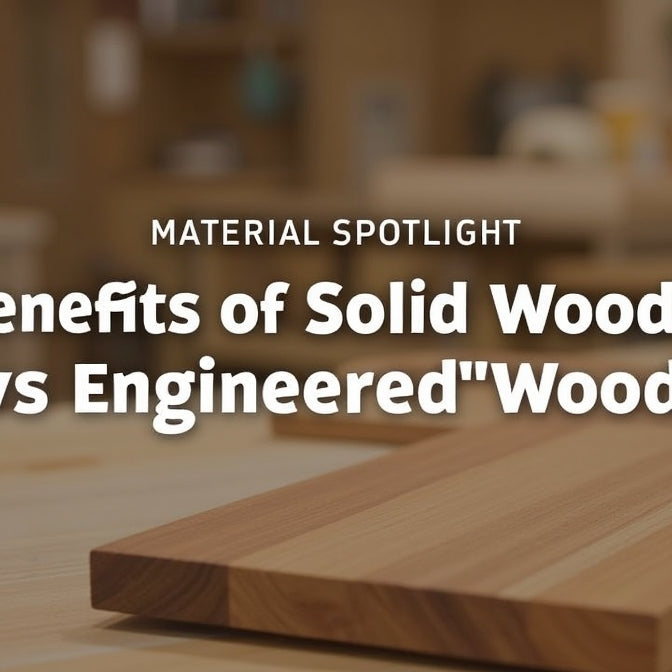 Material Spotlight: Benefits of Solid Wood vs Engineered Wood
