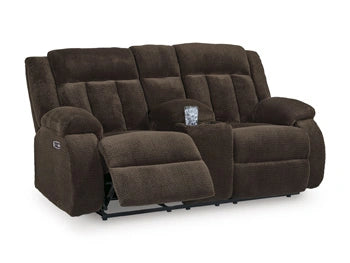 Greely Bend Power Reclining Loveseat with Console