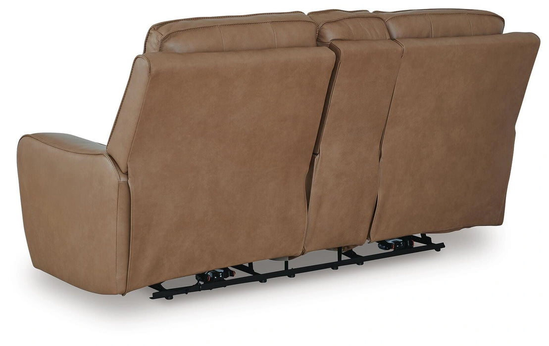 Silverbrooke Power Reclining Loveseat with Console