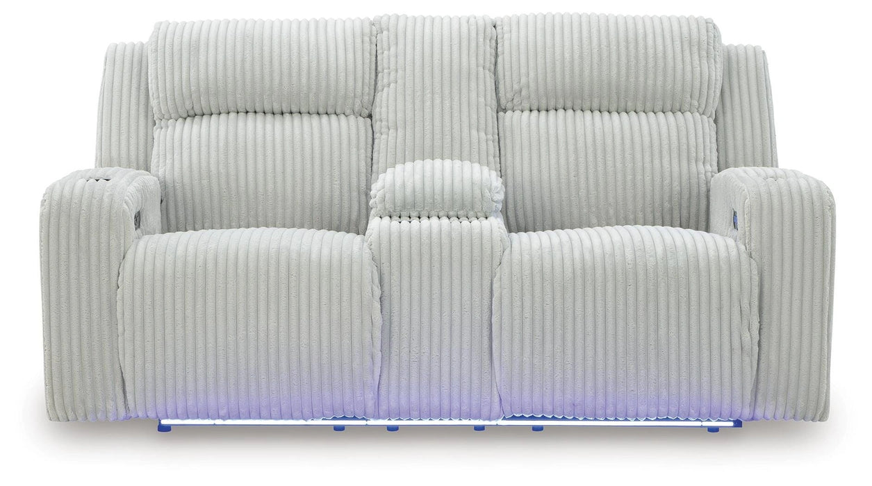 TwinBrooke Power Reclining Loveseat with Console