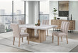 D02 Natural Dining Table + 4 D8683 Dining Chairs