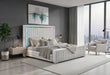 Elias Grey Bed with Immersive Sound