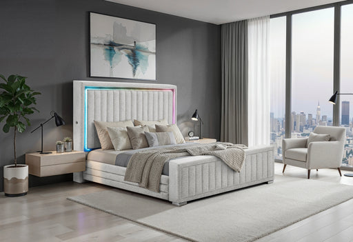 Elias Grey Bed with Immersive Sound