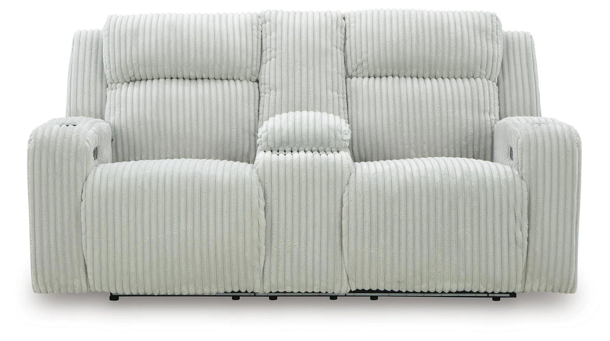 TwinBrooke Power Reclining Loveseat with Console