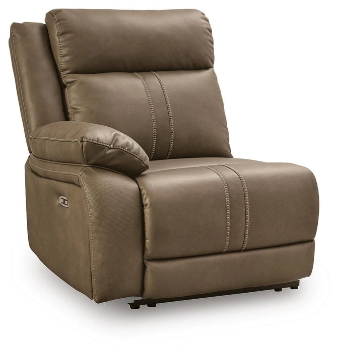 Max-Media Power Reclining Sectional with Audio Consoles
