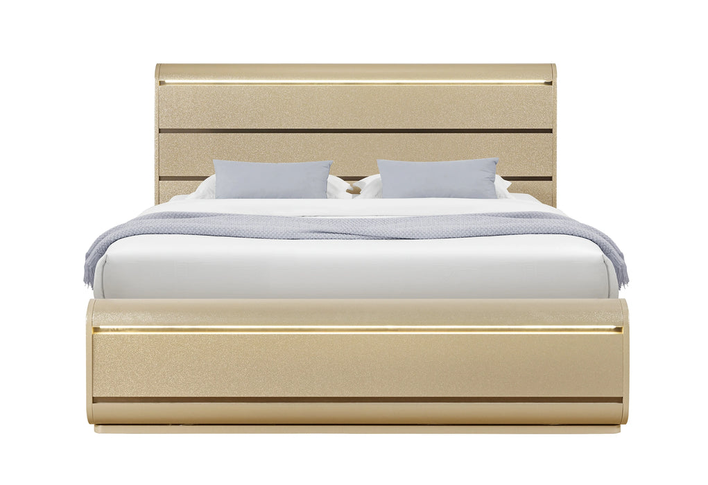 Genesis Gold Bed with LED