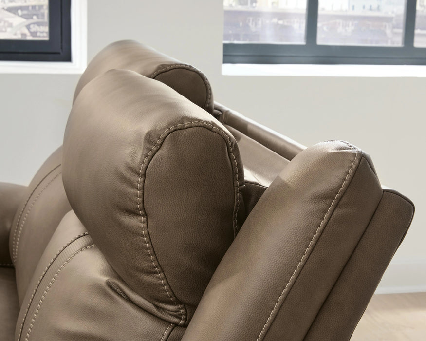 Max-Media Power Reclining Sectional Loveseat