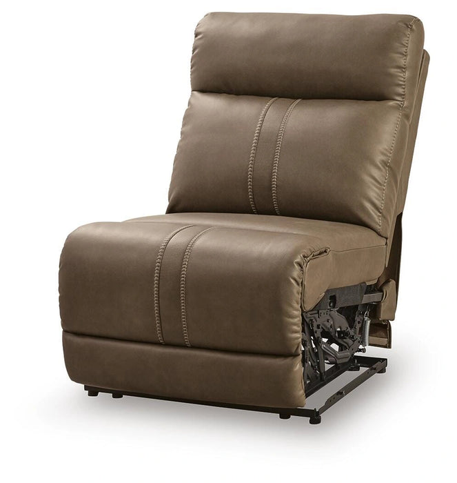Max-Media Power Reclining Sectional with Audio Console
