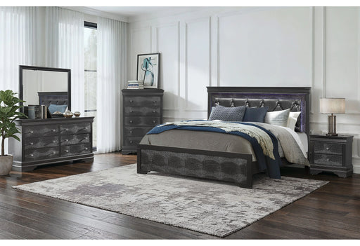 Pompei Bed Group with LED