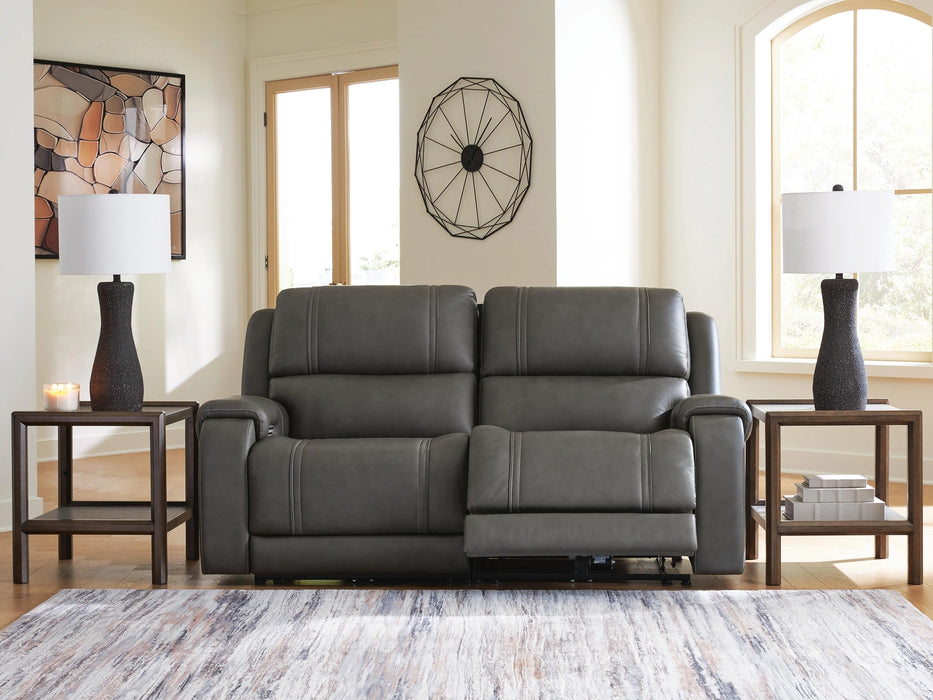 5Z-Harrenhurst Power Reclining Sectional Loveseat