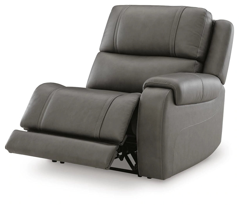 5Z-Harrenhurst Power Reclining Sectional Loveseat with Console