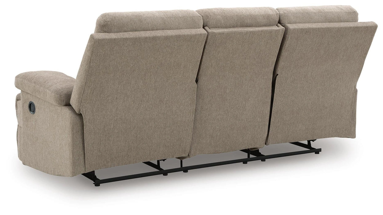 Tarrant Reclining Sofa with Drop Down Table