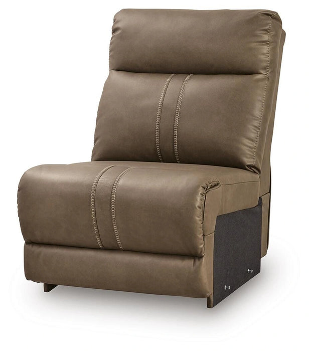 Max-Media Power Reclining Sectional with Audio Consoles