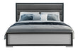 Amelia Grey/Black Bed, Dresser, Mirror and Nightstand