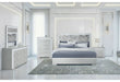 Naomi Silver Marble Bed Group