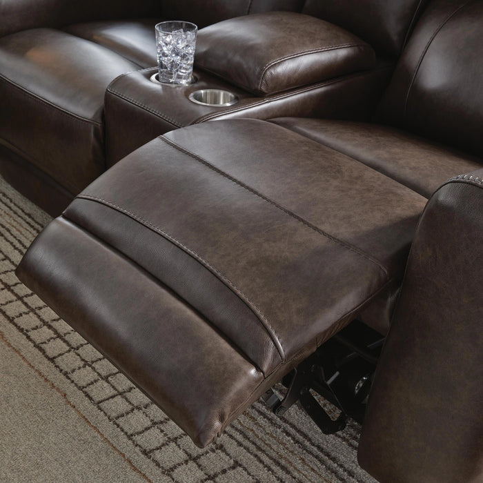 Beadel Power Reclining Loveseat with Console