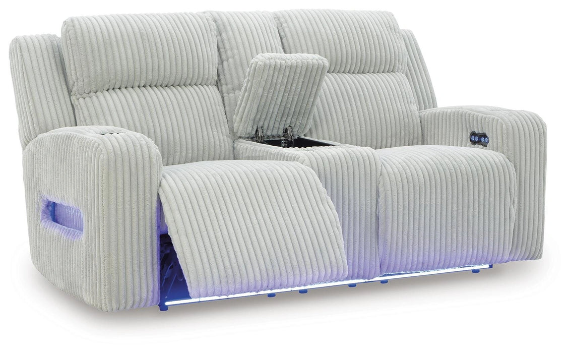 TwinBrooke Power Reclining Loveseat with Console