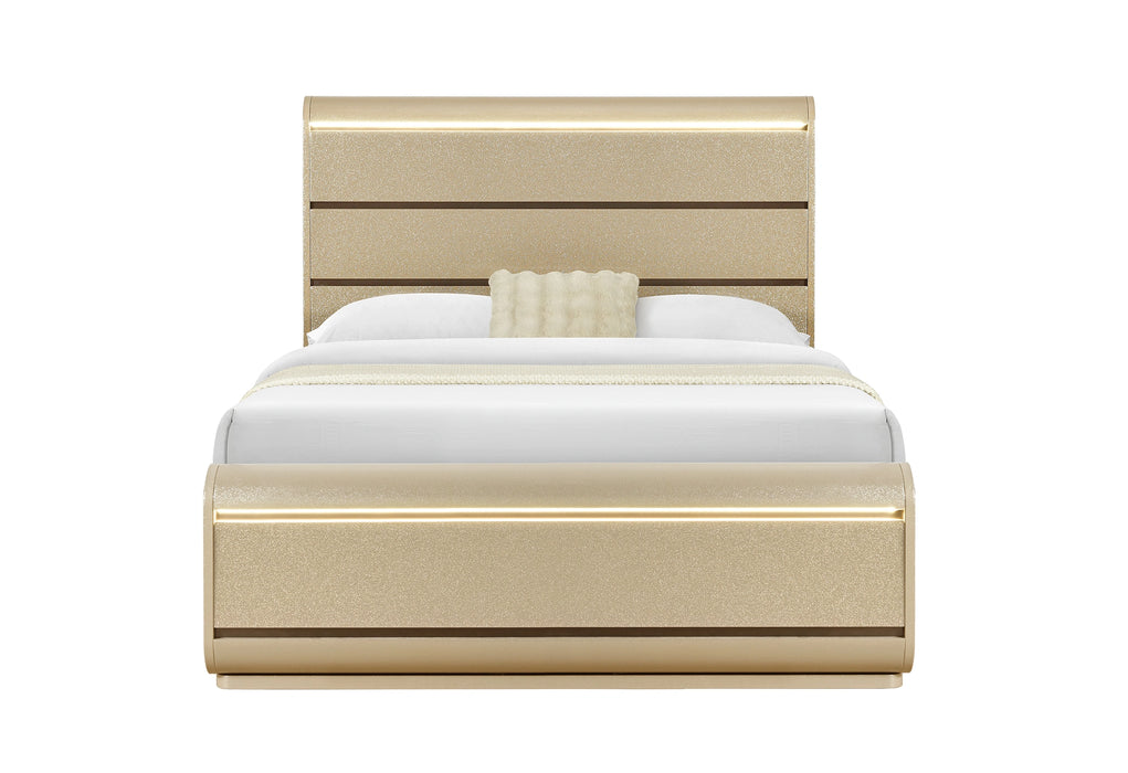 Genesis Gold Bed with LED