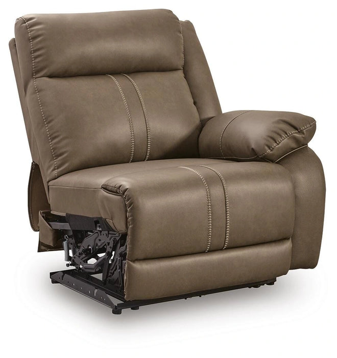 Max-Media Power Reclining Sectional Loveseat
