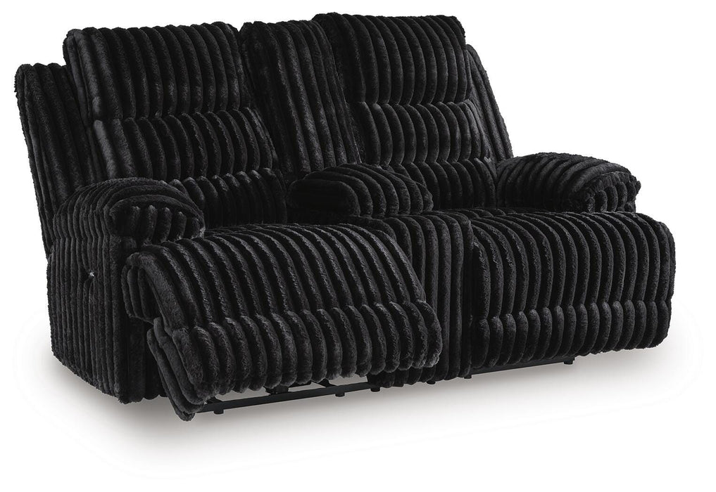 Technique Power Reclining Loveseat with Console