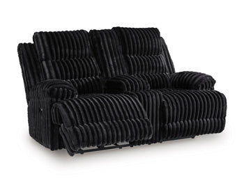 Technique Power Reclining Loveseat with Console