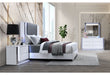Ylime-Smooth White- Fully Slatted with Vanity Set-N