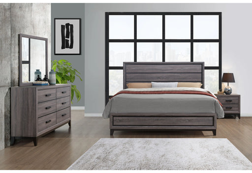 Kate Bed, Dresser, Mirror, Nightstand