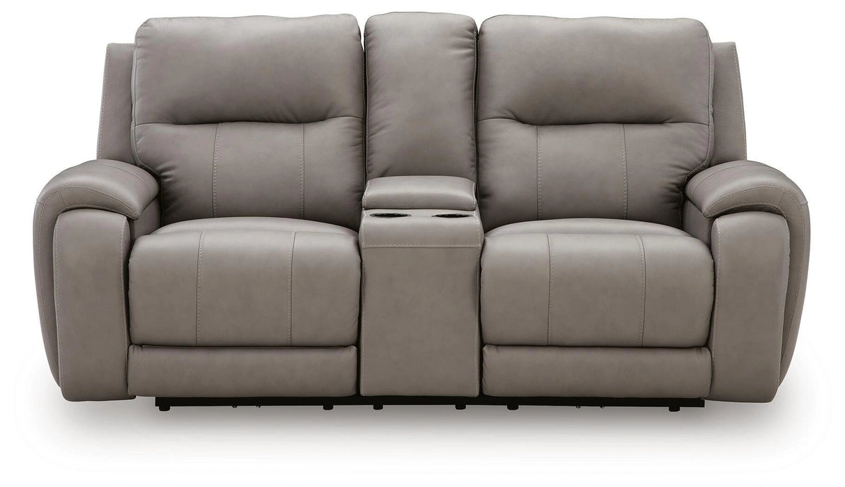 Trendsetter Power Reclining Loveseat with Audio Seating
