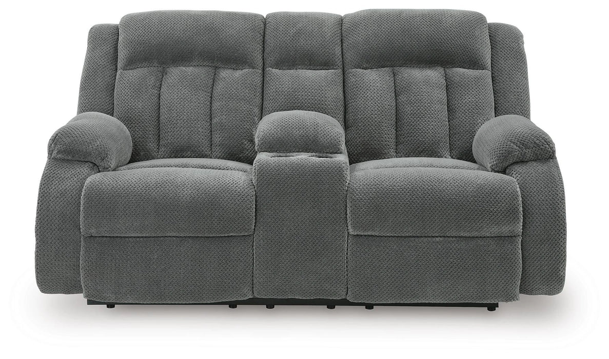 Greely Bend Power Reclining Loveseat with Console