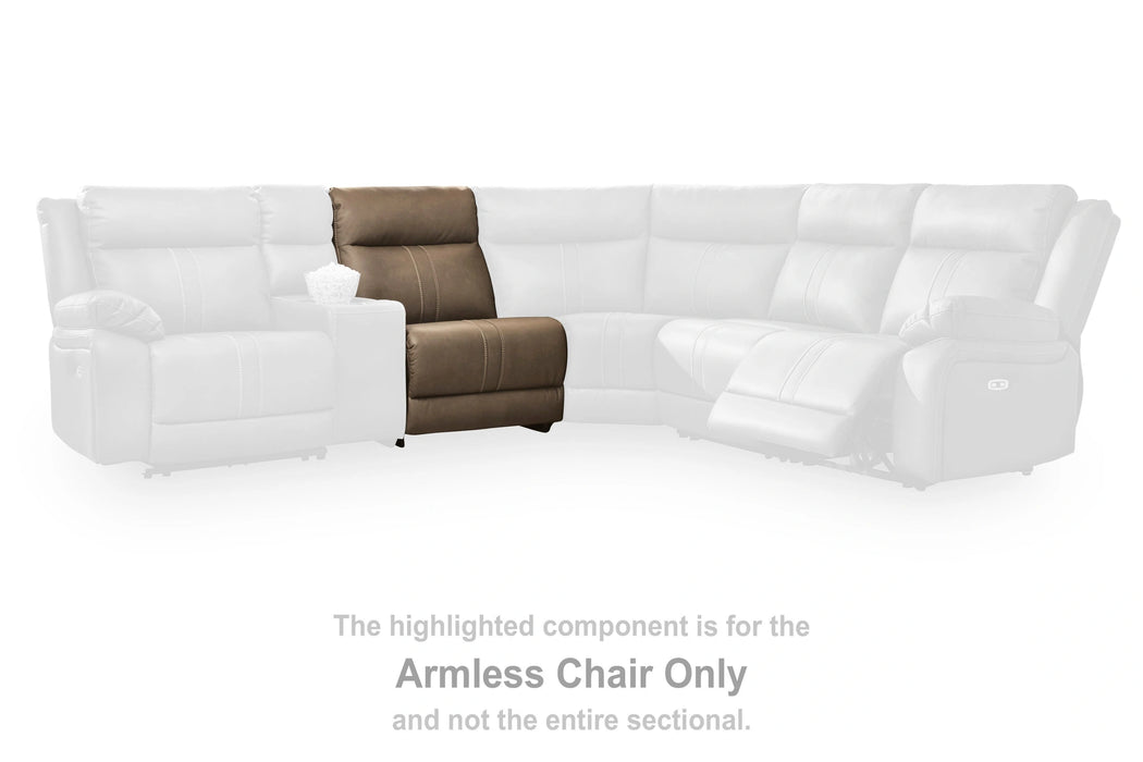 Max-Media Power Sectional Reclining Sofa