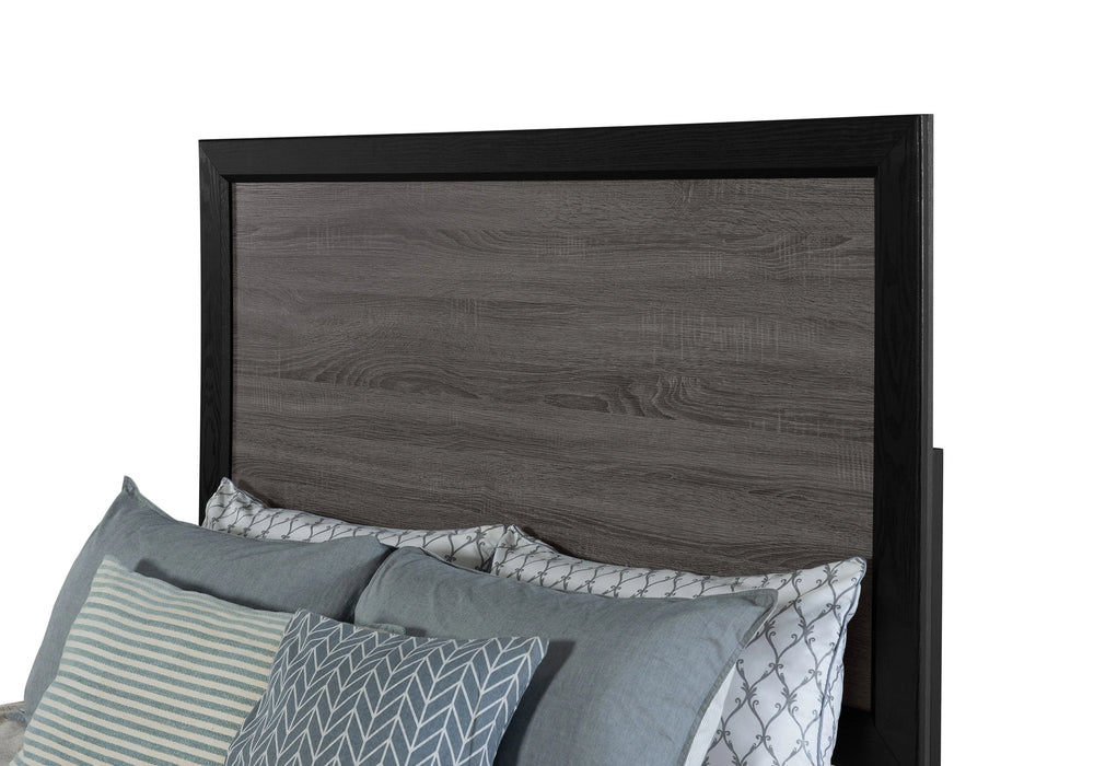 Lisbon Grey/Black Bed Group
