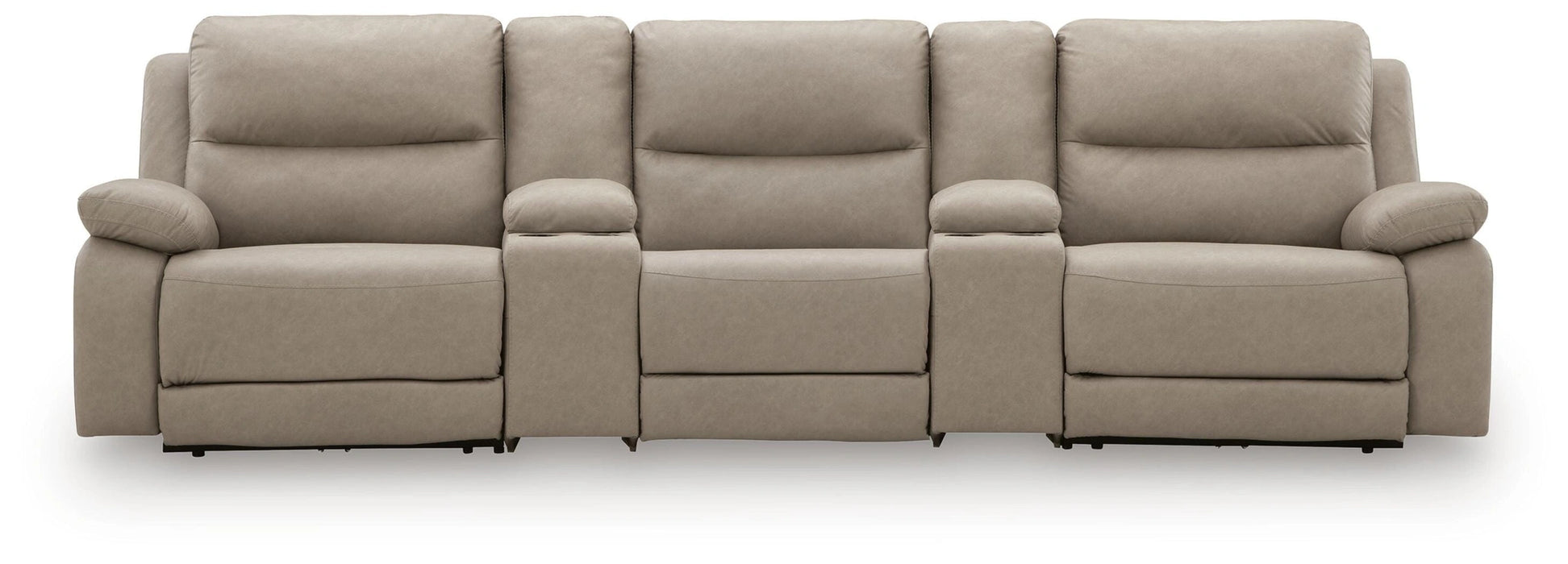 Brannigan Reclining Sectional with Storage Consoles