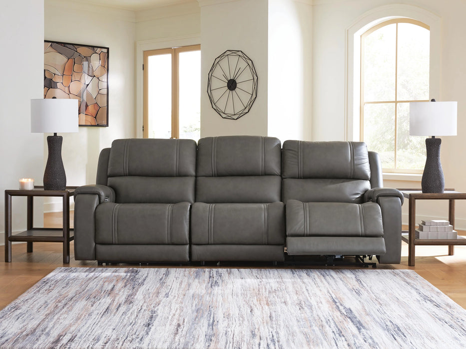5Z-Harrenhurst Power Sectional Reclining Sofa