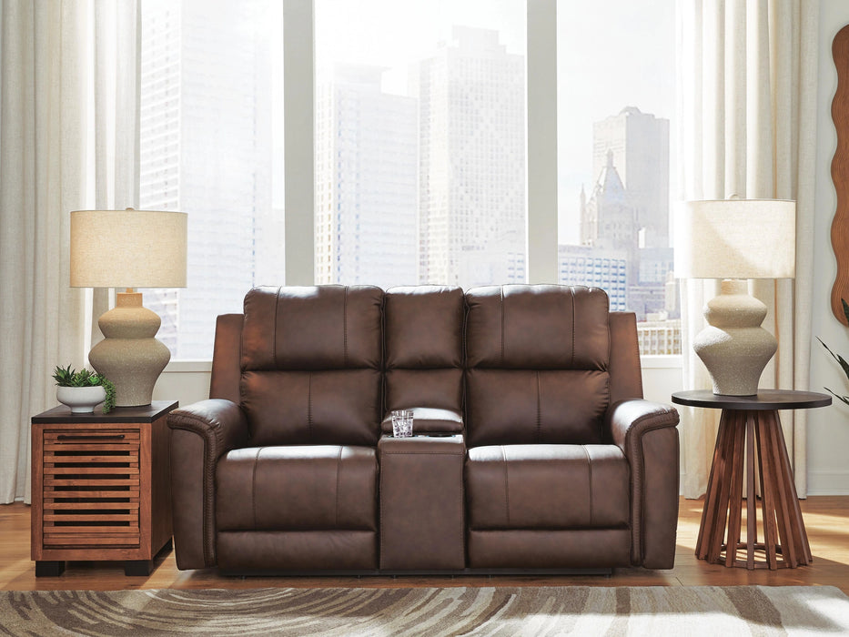 Beryton Power Reclining Loveseat with Console