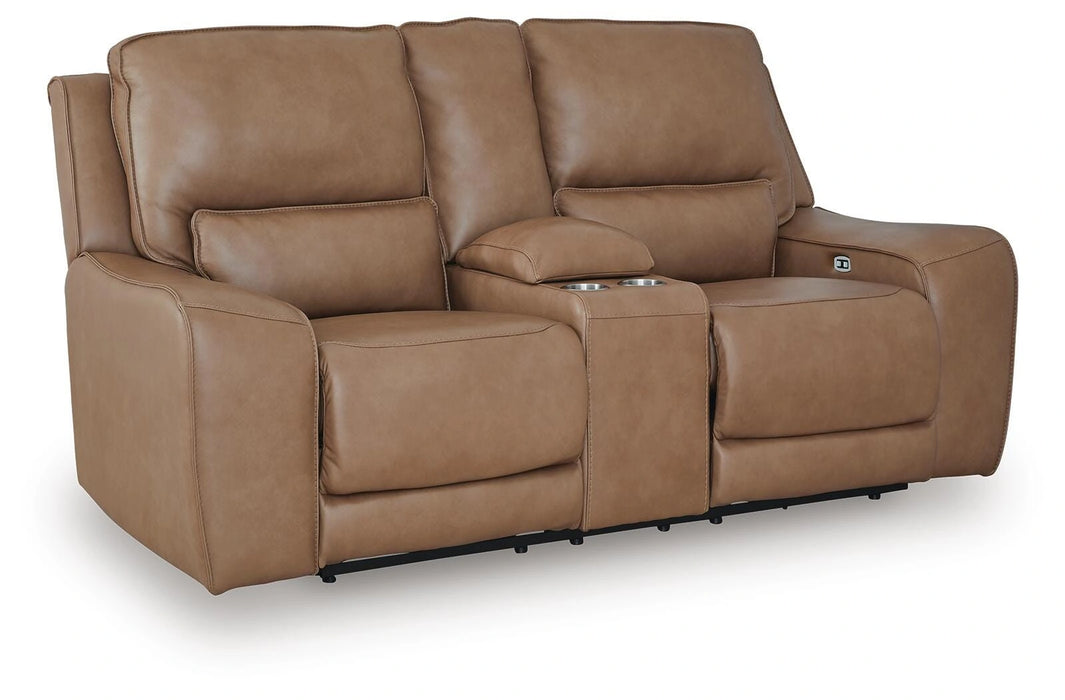 Silverbrooke Power Reclining Loveseat with Console