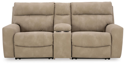 Next-Gen DuraPella Power Reclining Sectional Loveseat with Console - Smart Rent To Own (PA) - Multi Location