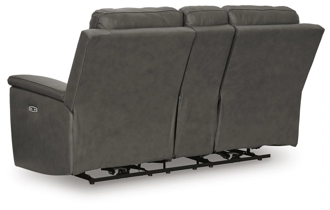 Beryton Power Reclining Loveseat with Console