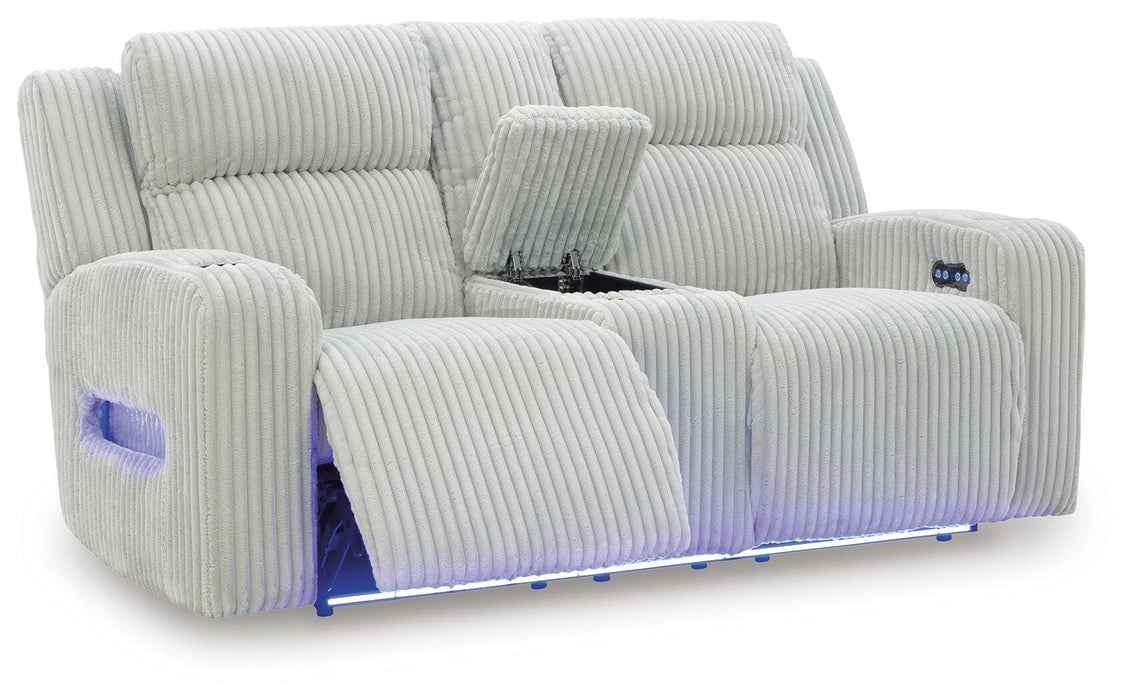 TwinBrooke Power Reclining Loveseat with Console