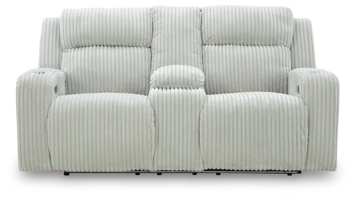 TwinBrooke Power Reclining Loveseat with Console