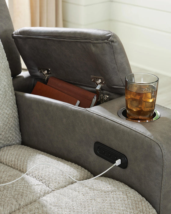 Stately Check Power Reclining Sofa