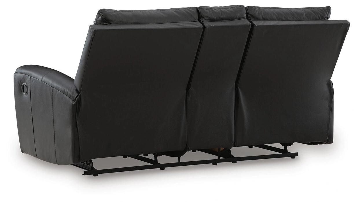 Danemere Reclining Loveseat with Console