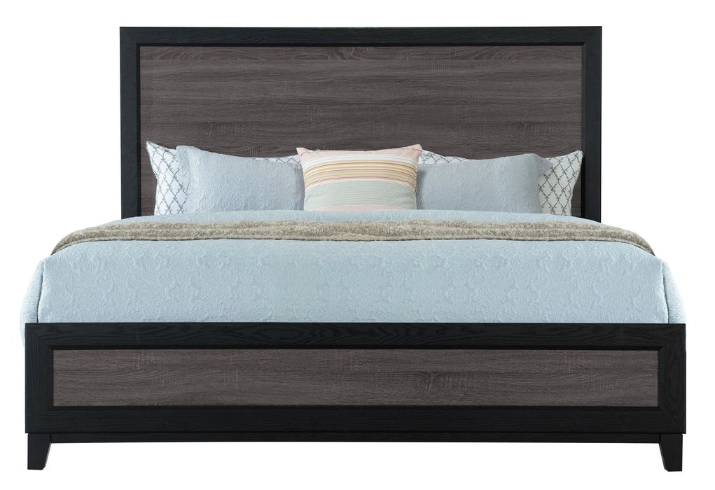 Lisbon Grey/Black Bed Group
