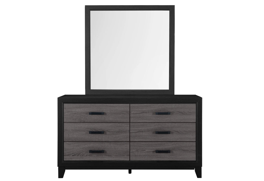 Lisbon Grey/Black Bed Group