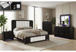 Beckett White/Black Bed Group with Cooler and Speaker