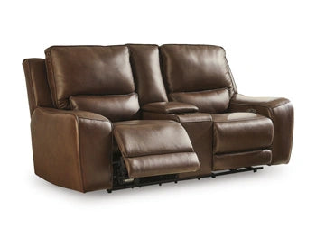 Silverbrooke Power Reclining Loveseat with Console