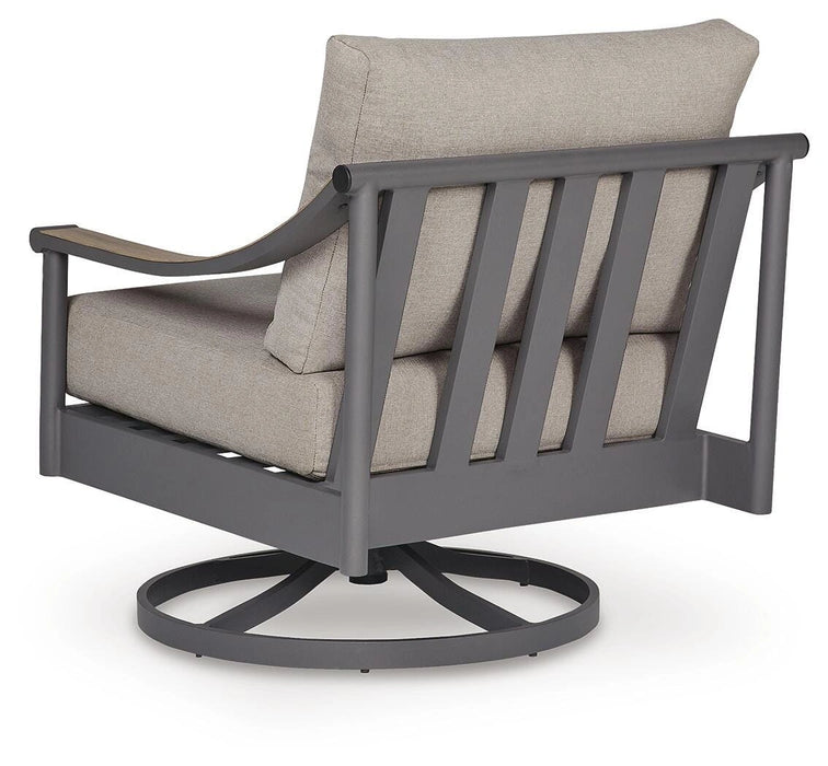 North Island Outdoor Swivel Lounge with Cushion