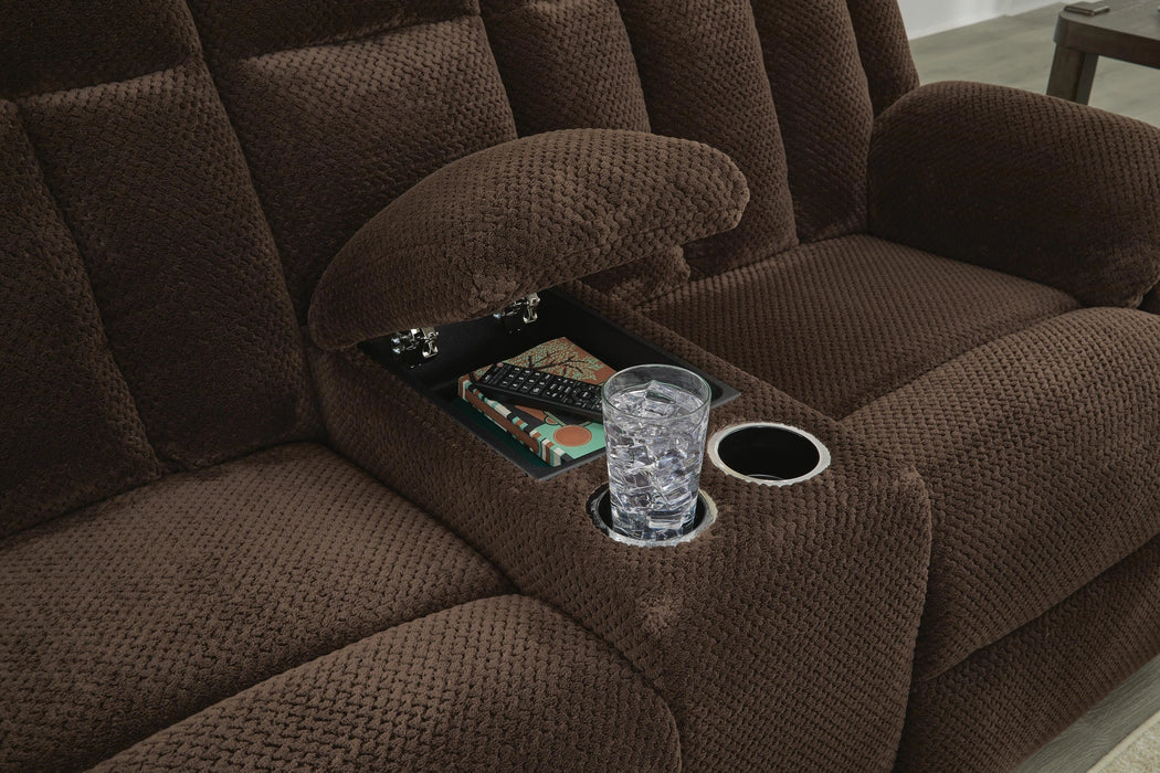 Greely Bend Power Reclining Loveseat with Console