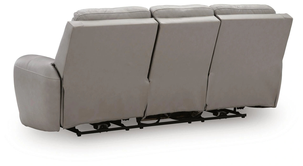 Trendsetter Power Reclining Sofa with Audio Seating