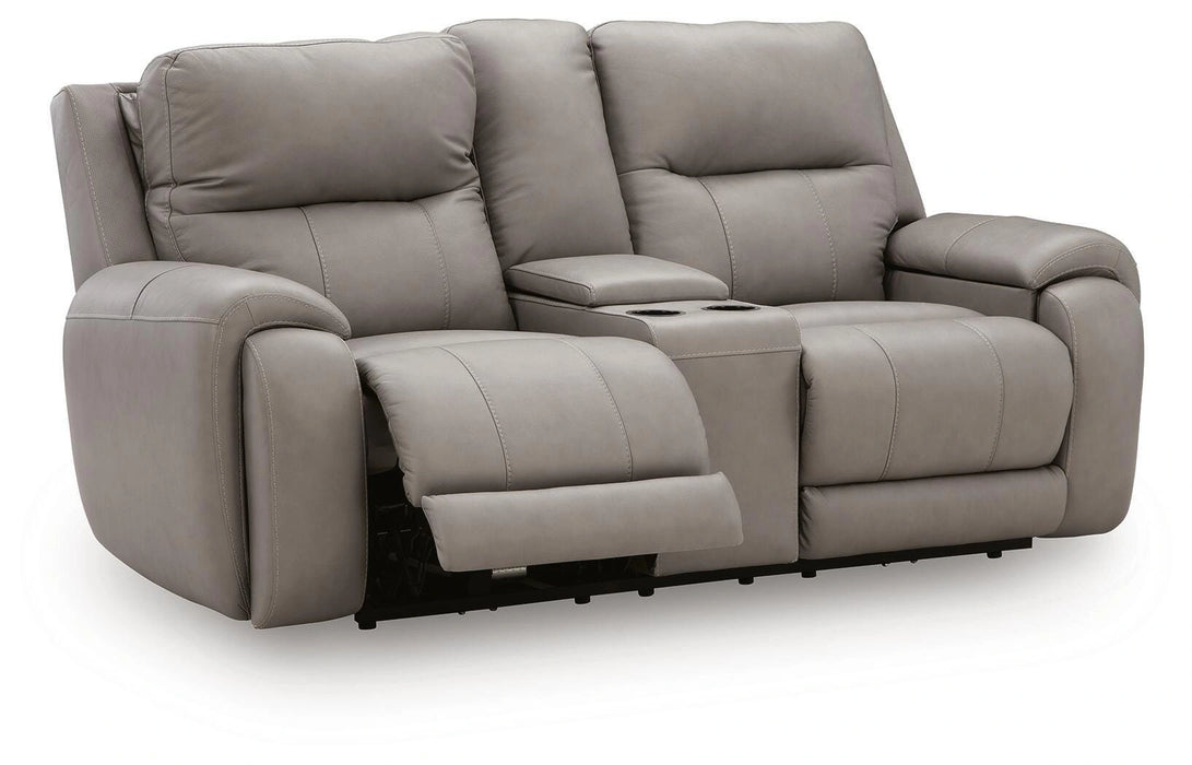 Trendsetter Power Reclining Loveseat with Audio Seating